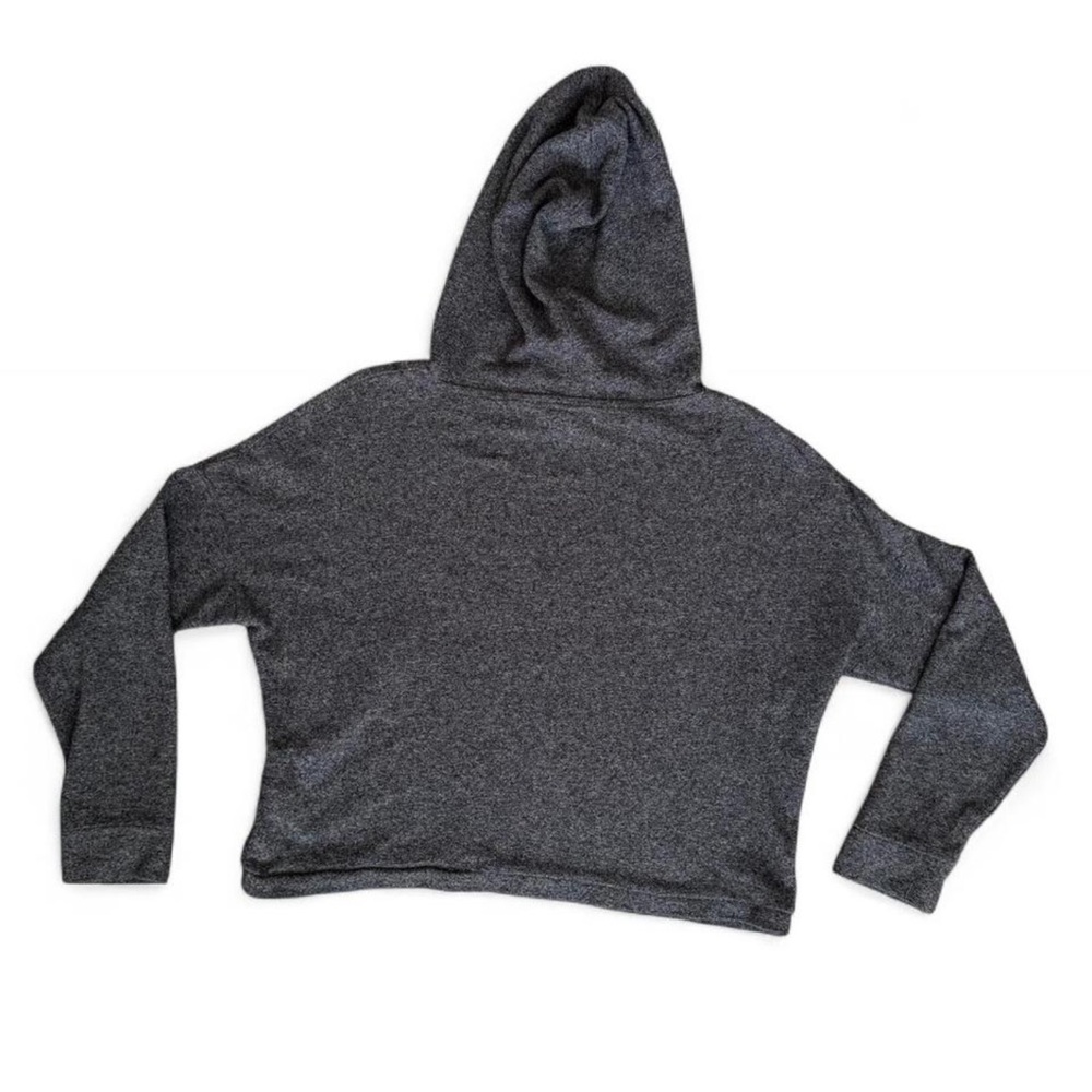 NWOT Madewell Charcoal Cropped Hoodie - Picture 5 of 5